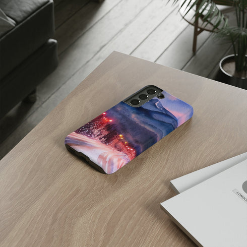 Christmas in Vail Colorado - Impact Resistant Phone Case